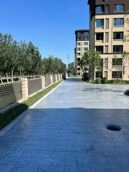 ConcreteStampMold for Residential Communities: Decorative Walkways and Access Roads