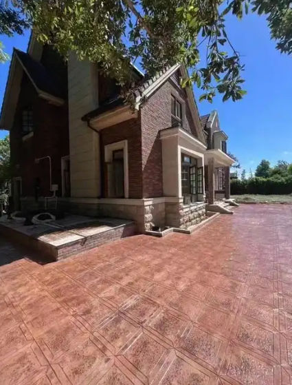 ConcreteStampMold for Villa Courtyards and Entrances: Decorative Paving Design Guide