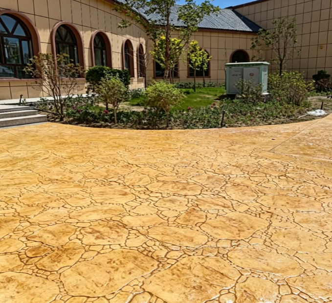 Concrete Stamp Mold for Warm Sandstone Courtyards and Landscape Paving