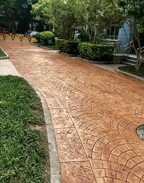 How Do Concrete Stamp Molds Create Natural-Looking Walkways?