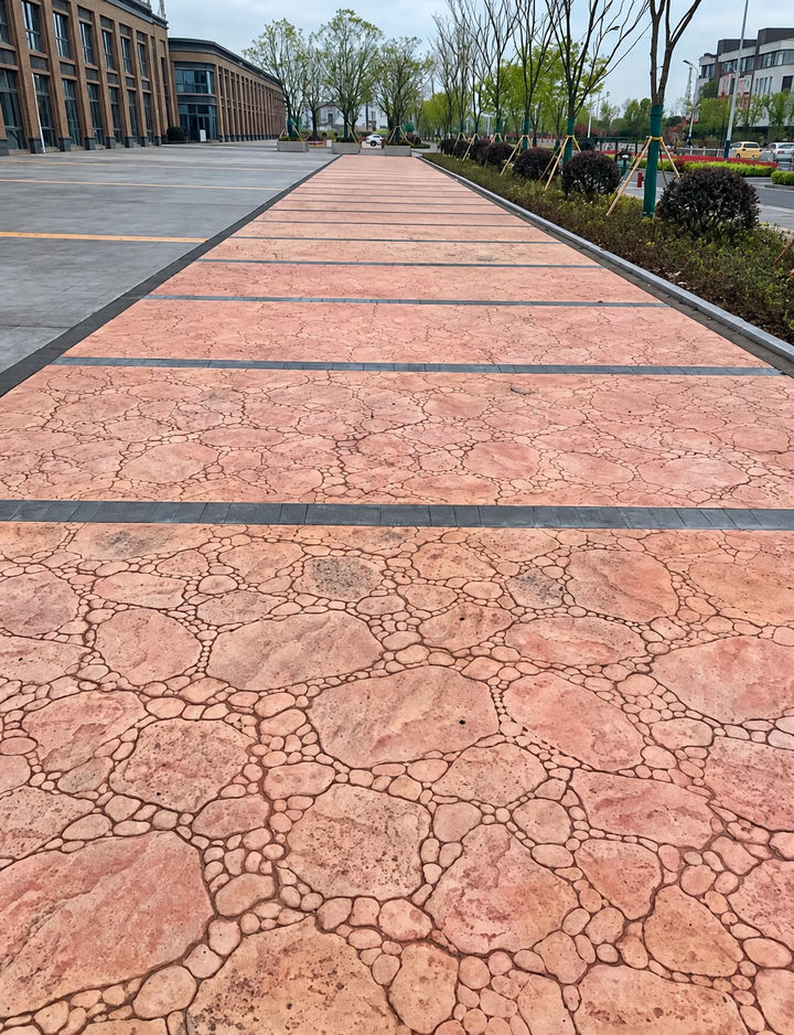 How Concrete Stamp Molds Turn a Plain Walkway Into a Natural Stone Surface