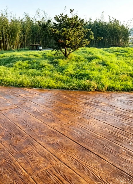 Wood Plank Concrete Stamp Molds: Get the Look of Timber Without Laying Wood