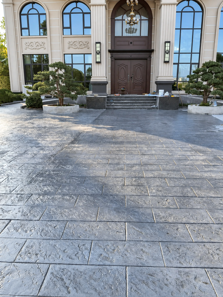 Concrete Stamp Molds for Driveways: How to Choose the Right Stone Pattern for Luxury Entrances