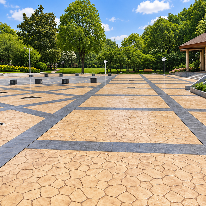 Stone Pattern Concrete Stamps for Landscape Paving Projects