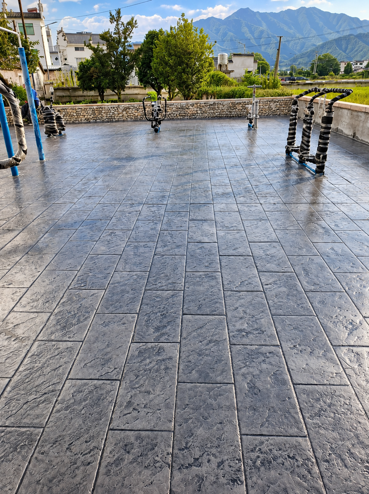 Concrete Stamps for Outdoor Paving: How to Choose Rectangular Slate Stamping Mats