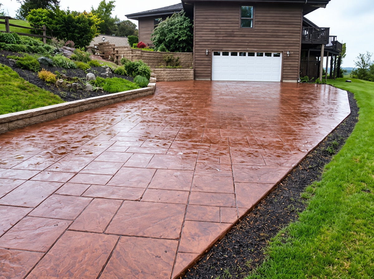 Stamped Concrete Driveway Guide