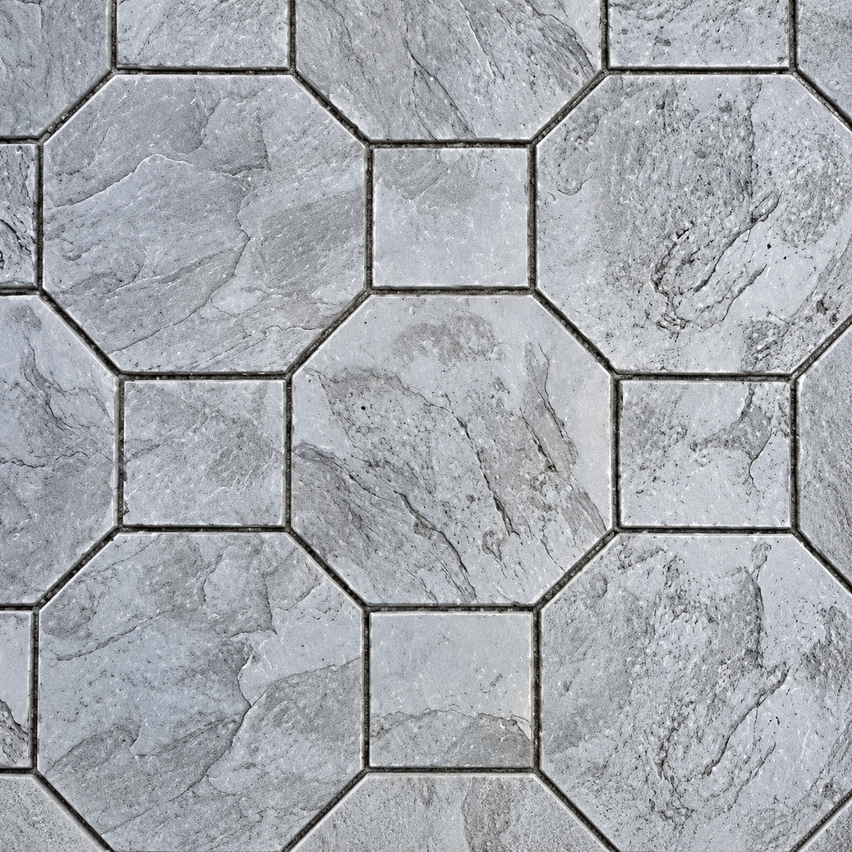 Octagon Stamped Concrete Pattern