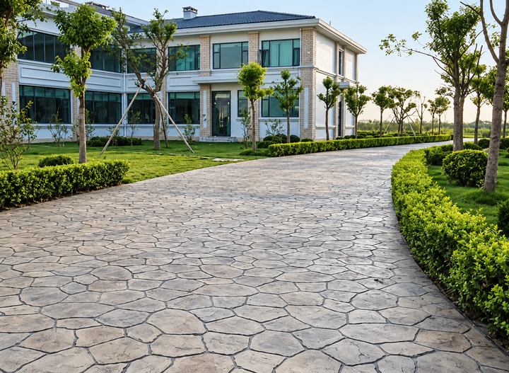 Decorative Stamped Concrete Driveway Ideas