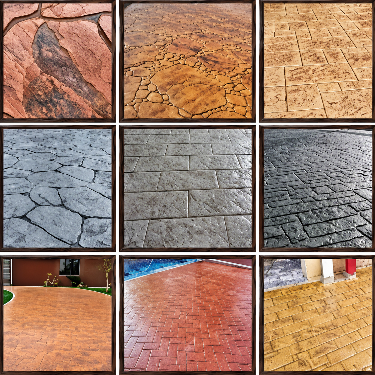 Stamped Concrete Patterns: Creative Designs for Decorative Outdoor Spaces