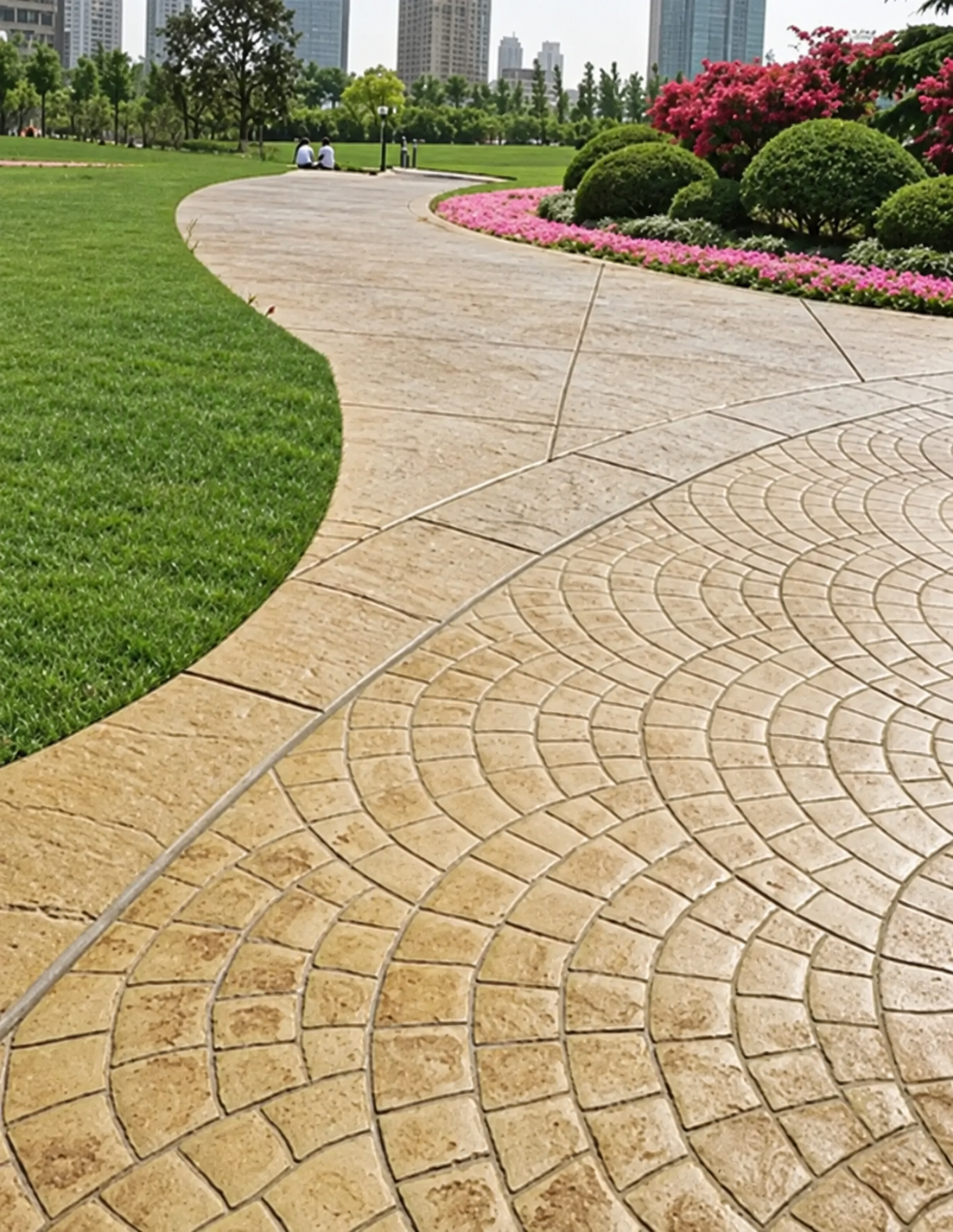 Stamped Concrete Walkway Design for Modern Landscape Projects