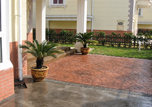 The Edge Matters: Stamped Concrete Entryway Transitions