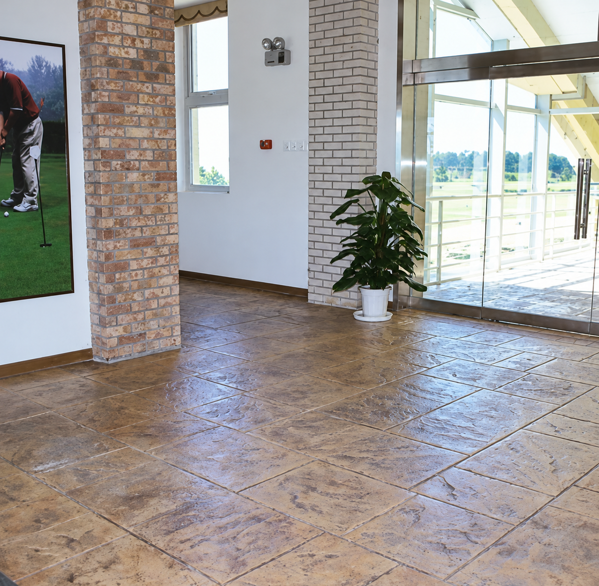 Beyond the Outdoors: Stamped Concrete for Interior Floors