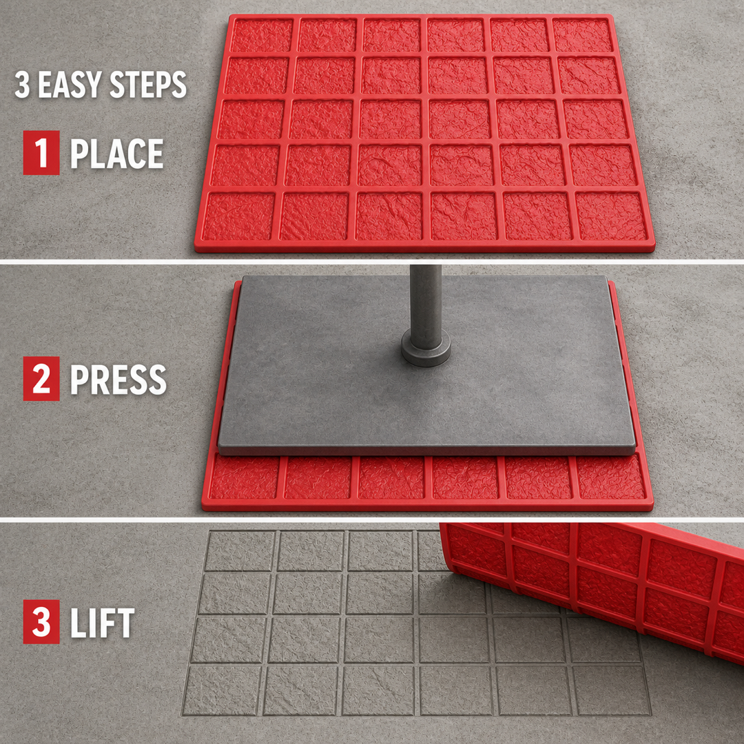 Ashlar Slate Concrete Stamp: Pattern and Layout Guide