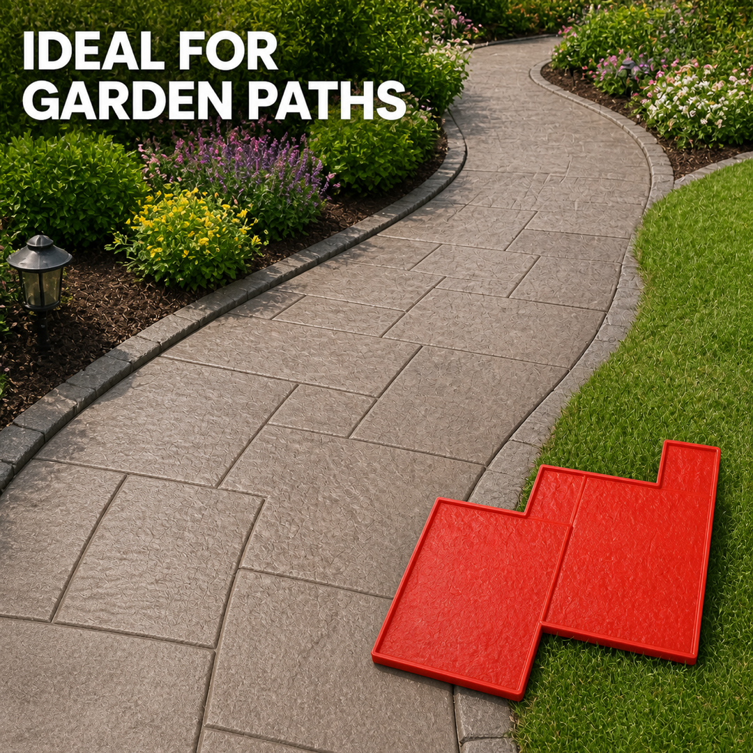 Flagstone Concrete Stamp: Pattern and Layout Guide