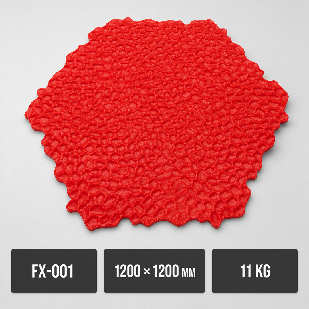 FX-001 باریک کنکروں کی بناوٹ کا نقش بنانے والی کنکریٹ اسٹیمپ چٹائی – تکنیکی تفصیلات