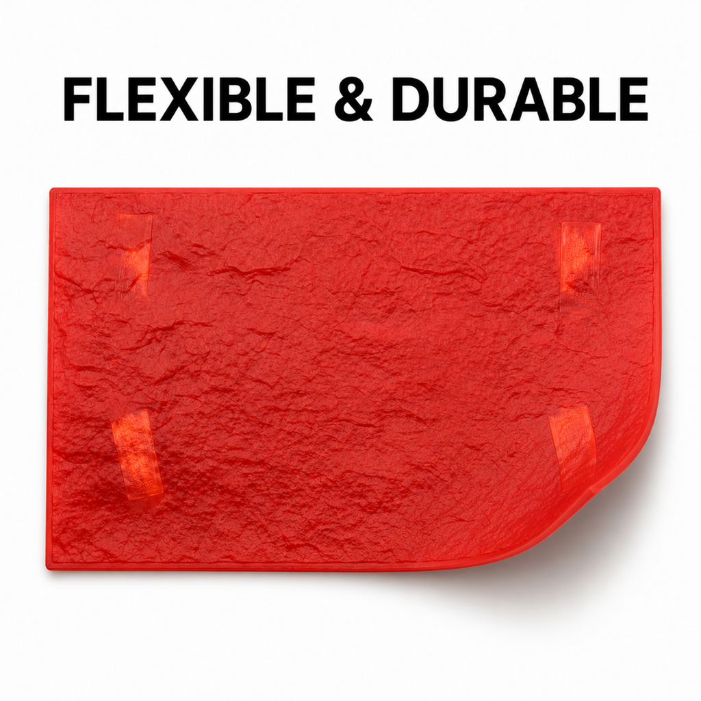 Textură pentru beton FX-007, aspect de piatră, flexibilă și durabilă.
