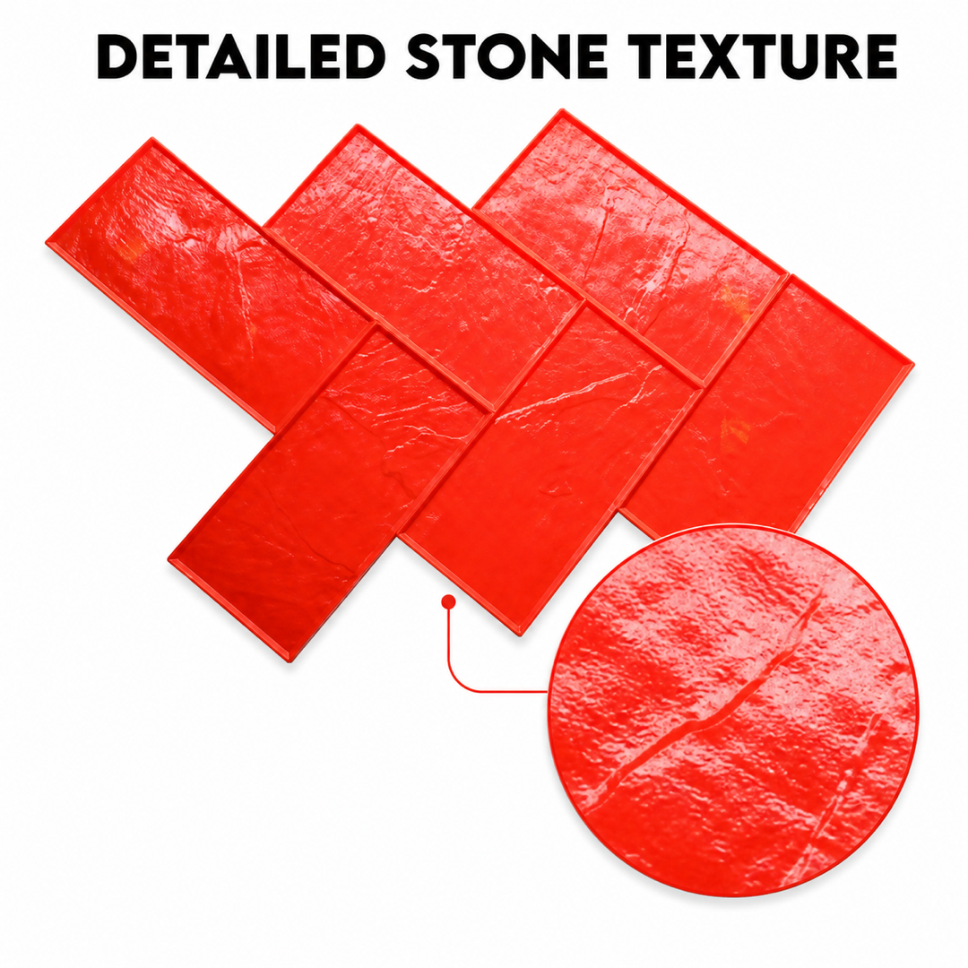 Cap jubin herringbone pepenjuru FX-011 - perincian tekstur