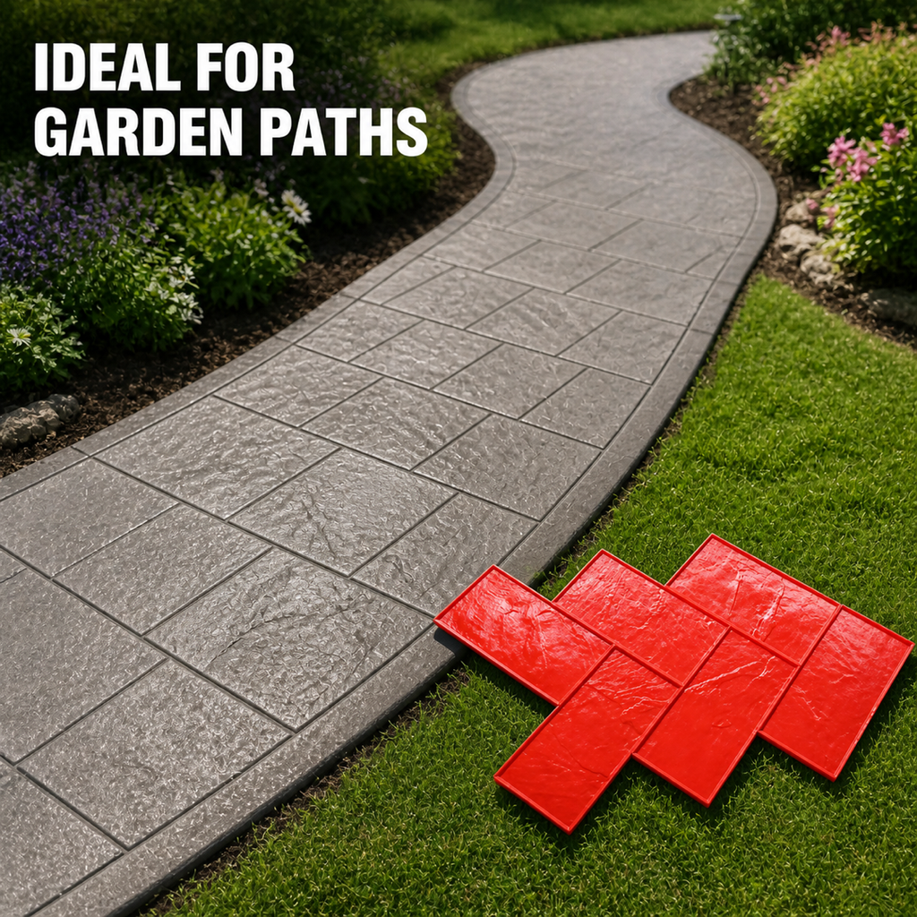FX-011 Setem Jubin Herringbone Diagonal - laluan taman
