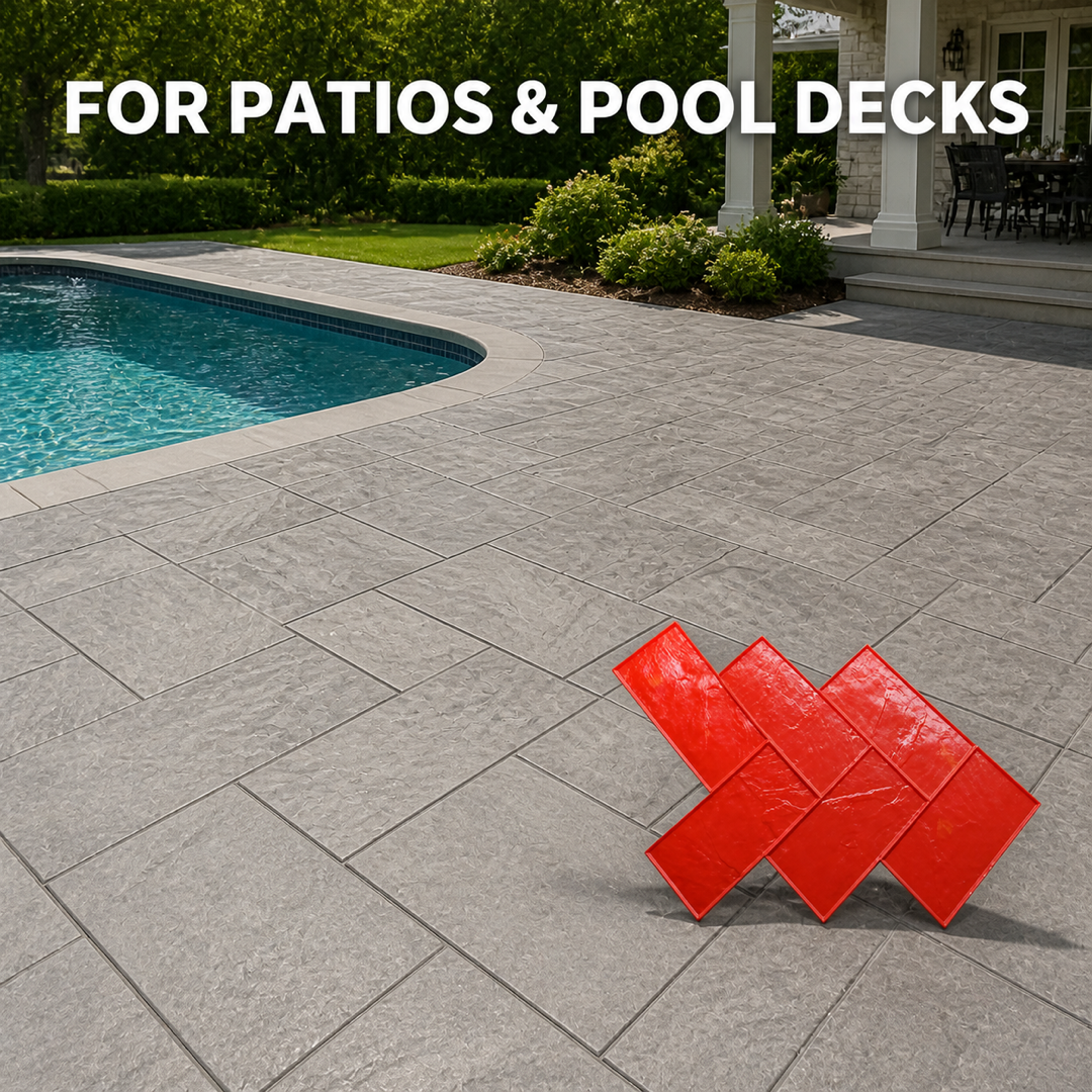 FX-011 Setem Jubin Herringbone Diagonal - dek kolam