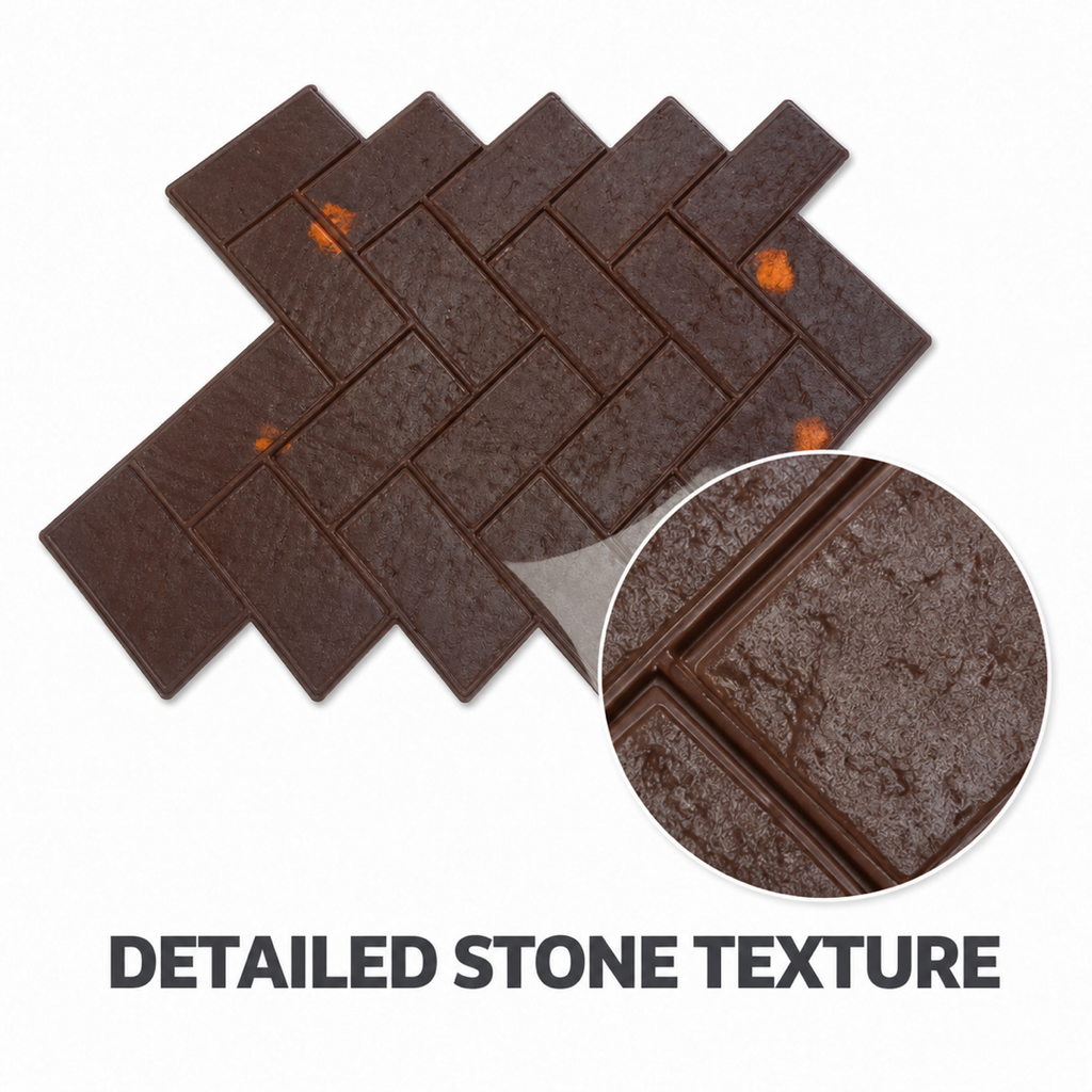 FX-013 ຕາປັ໊ມຄອນກຣີດລາຍອິດ Herringbone - ລາຍລະອຽດພື້ນຜິວ