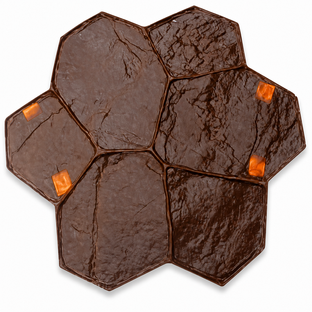 FX-021 Random Fieldstone Cluster Stamp - white background