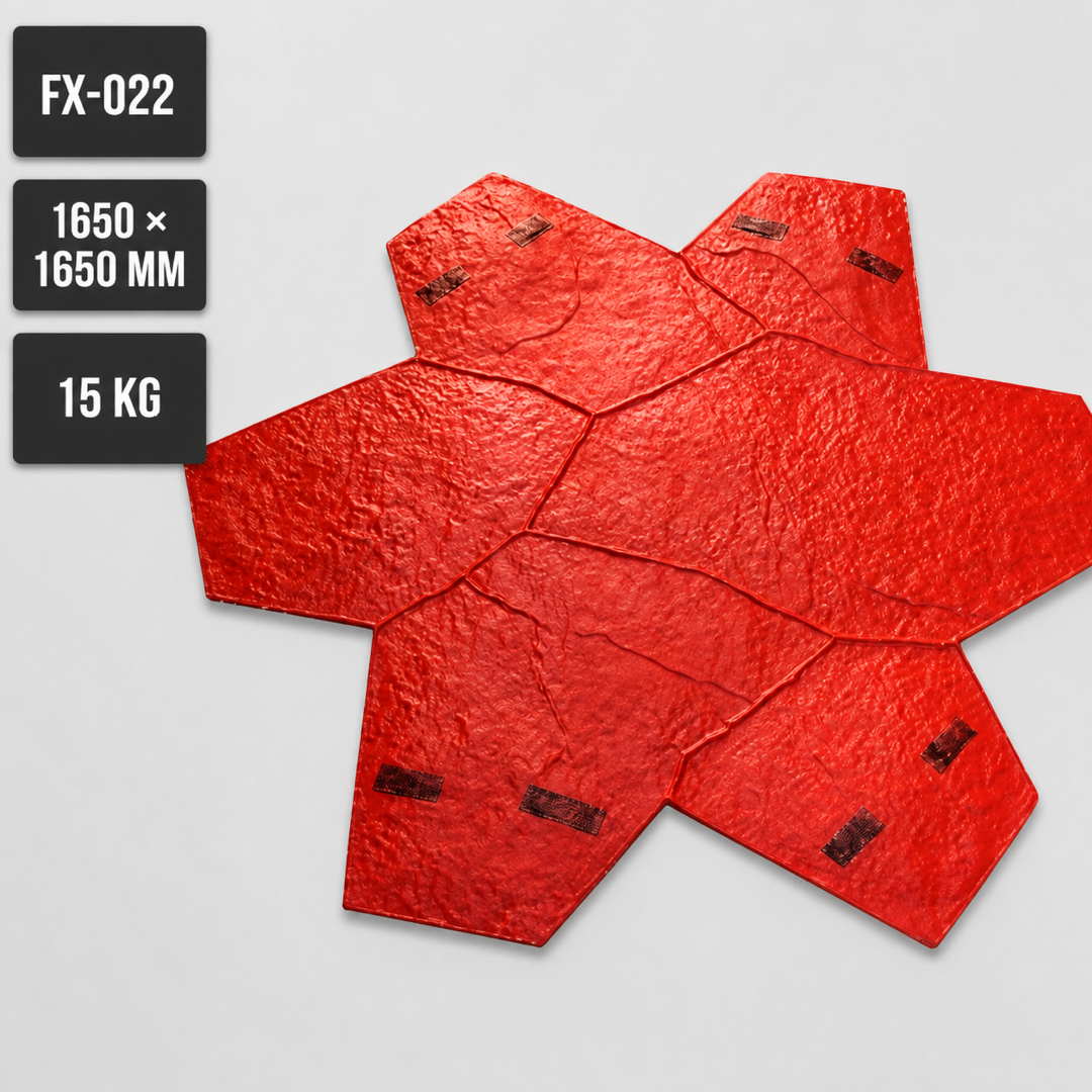 FX-022 Büyük Flagstone Rozet Desenli Kalıp - teknik özellikler