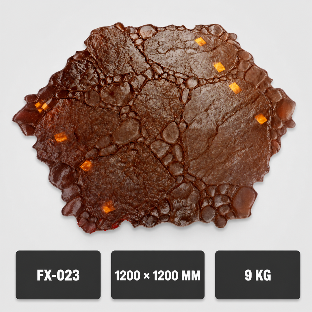 FX-023 ແຜ່ນຜິວລາຍຄອນກີດຫີນ Cobblestone - ຂໍ້ມູນຈໍາເພາະ