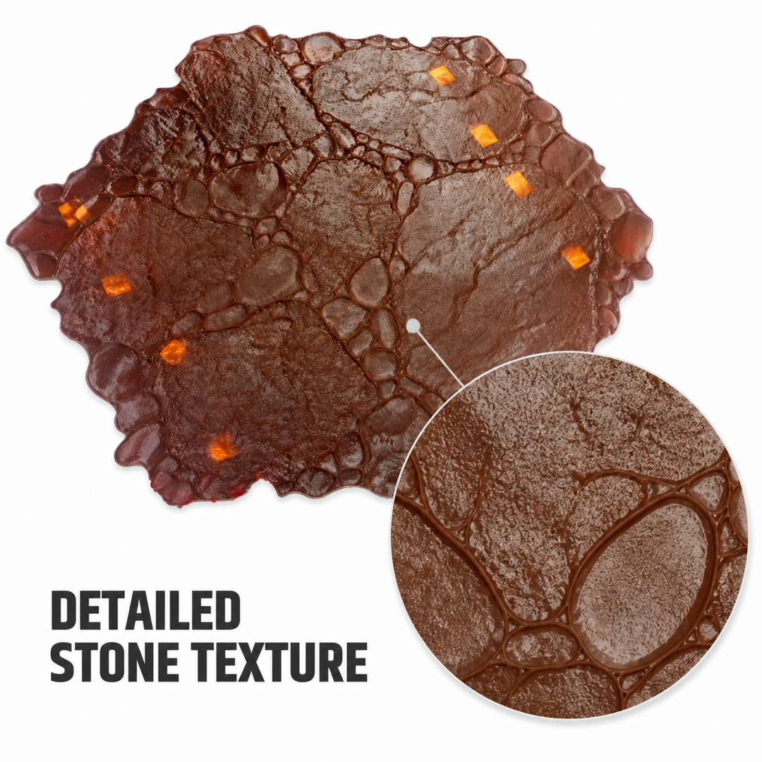 FX-023 ແຜ່ນຜິວລາຍຄອນກີດຫີນ Cobblestone - ລາຍລະອຽດຜິວສຳຜັດ