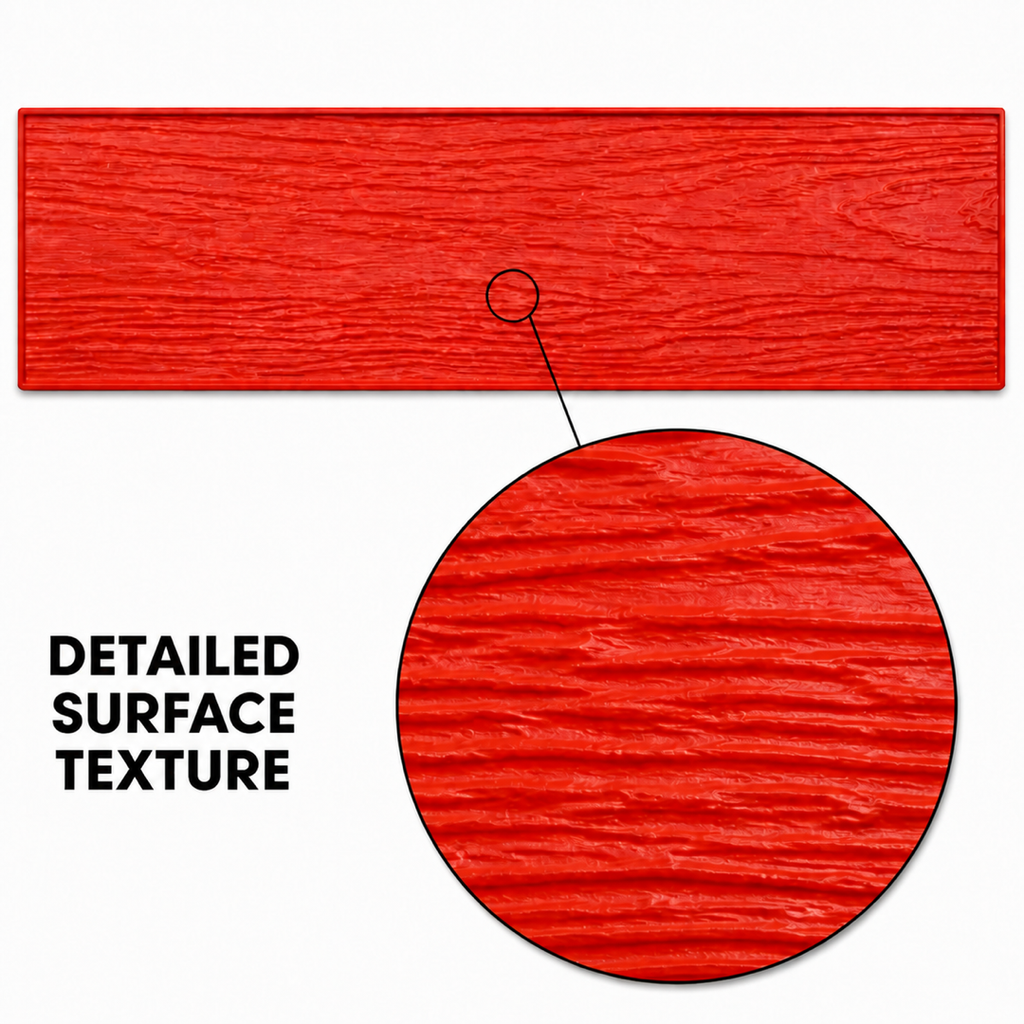 FX-024 Wood Grain Plank Concrete Stamp - texture detail