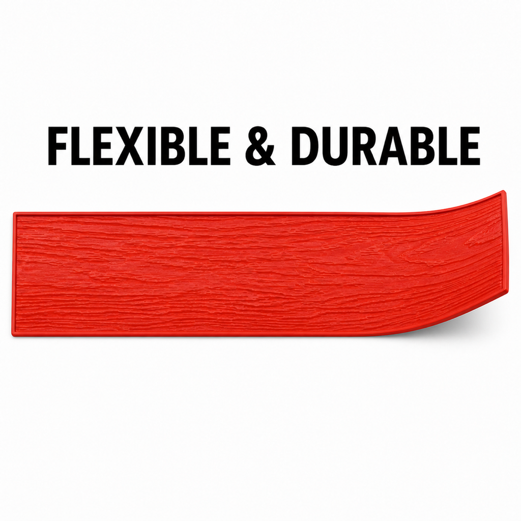 FX-024 Wood Grain Plank Concrete Stamp - flexible durable