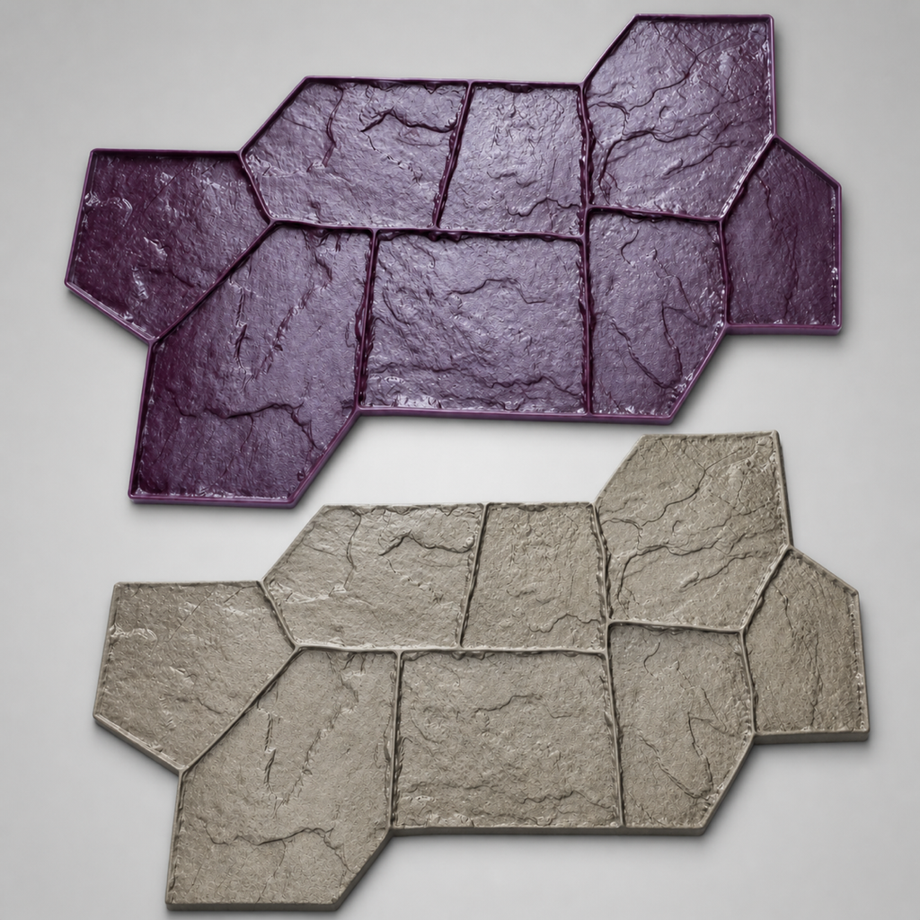 FX-025 Sello de piedra irregular en aparejo corrido - producto y resultado