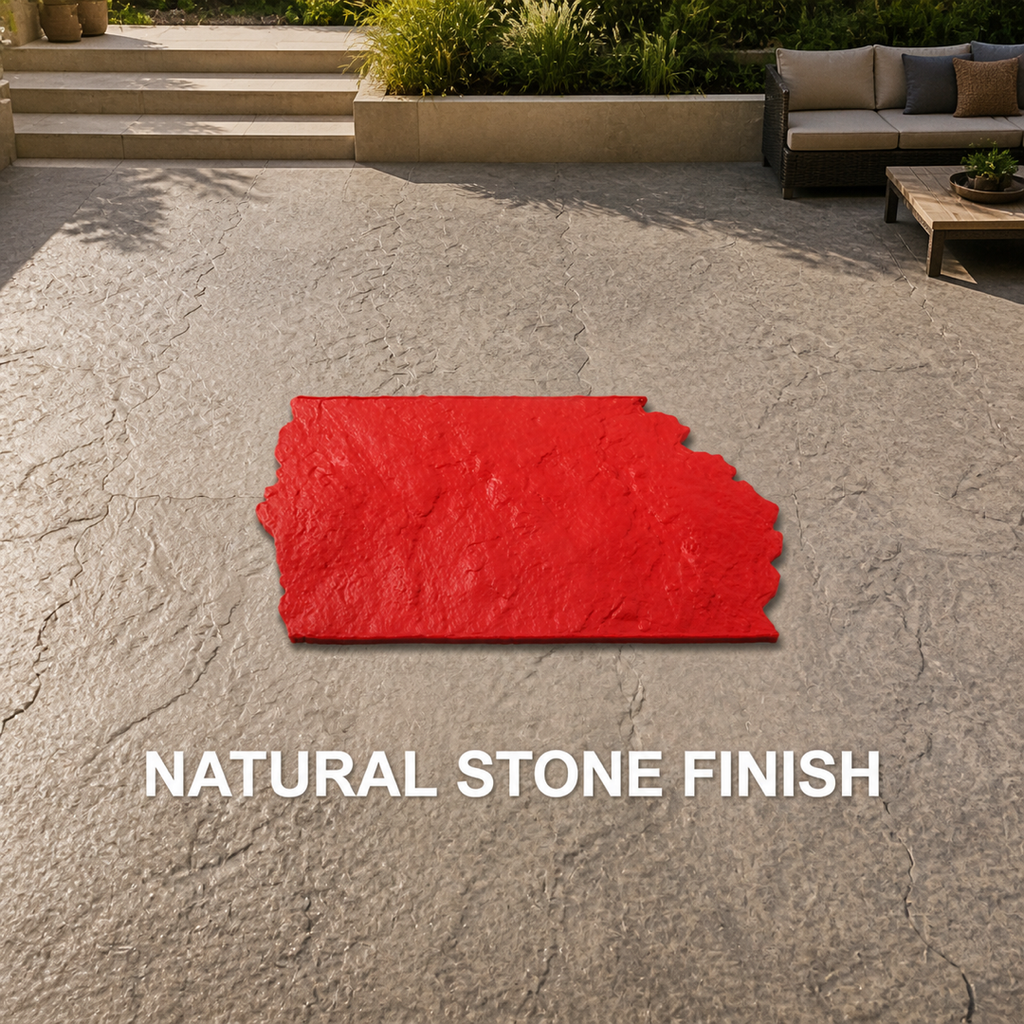 FX-028 Kulit Tekstur Konkrit Slate Kasar - patio vila