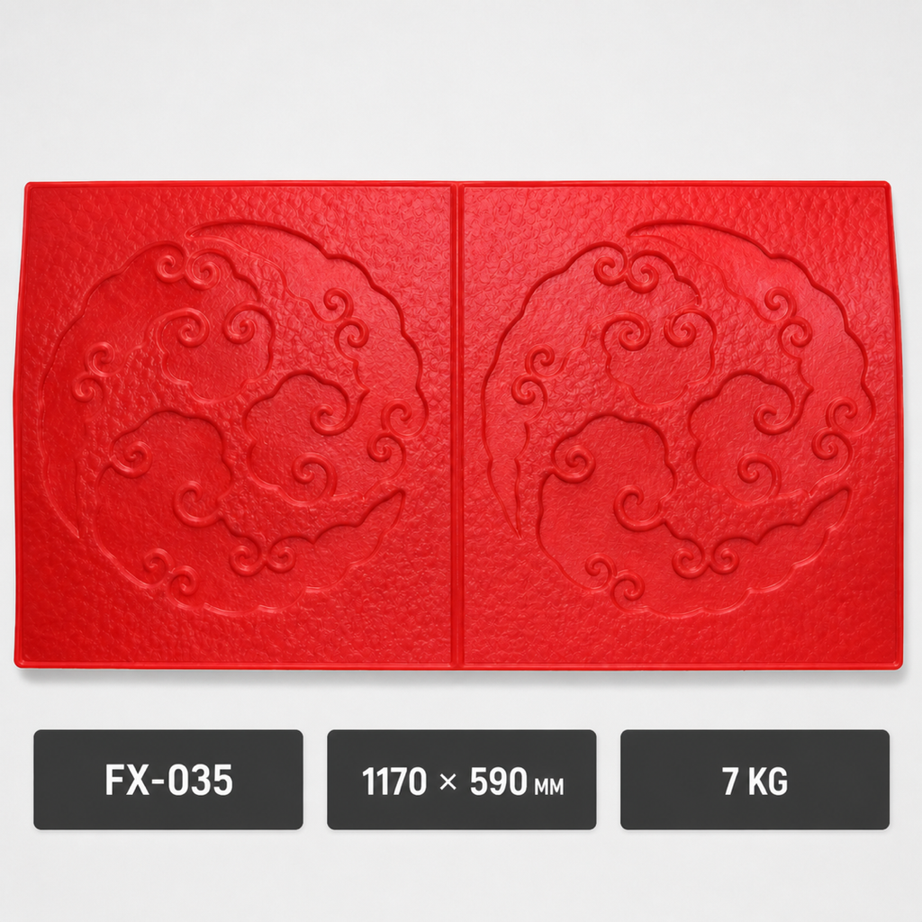 FX-035 Double Medallion Decorative Relief Mold - specifications