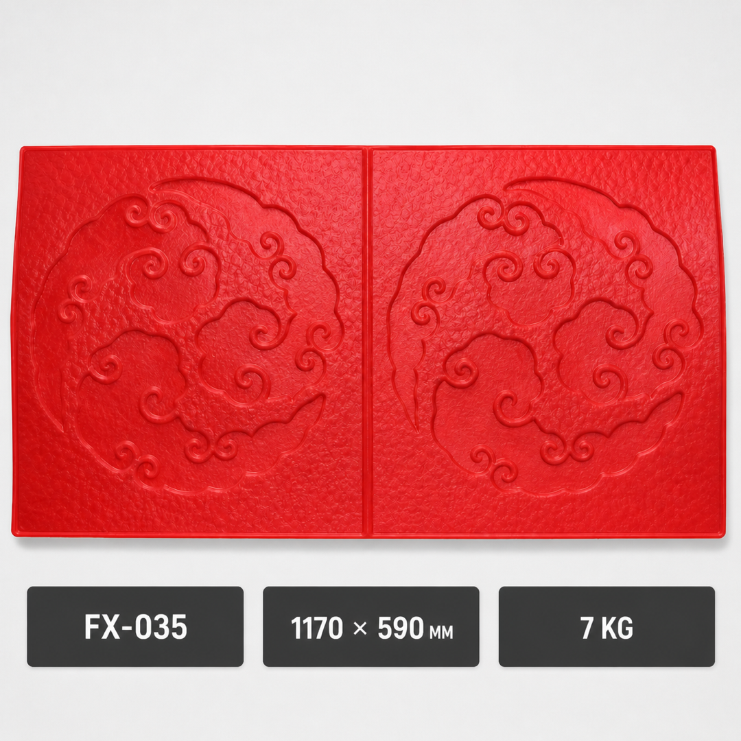 FX-035 Double Medallion Decorative Relief Mold - specifications