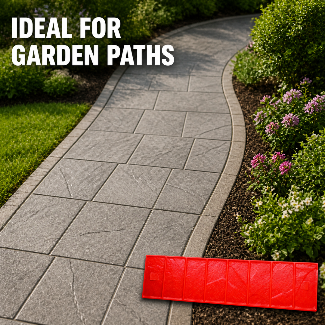 FX-040 สแตมป์ขอบสามเหลี่ยมเรขาคณิต - ทางเดินในสวน