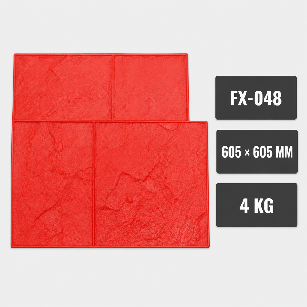 Matriță cu model de dale de piatră FX-048 – specificații