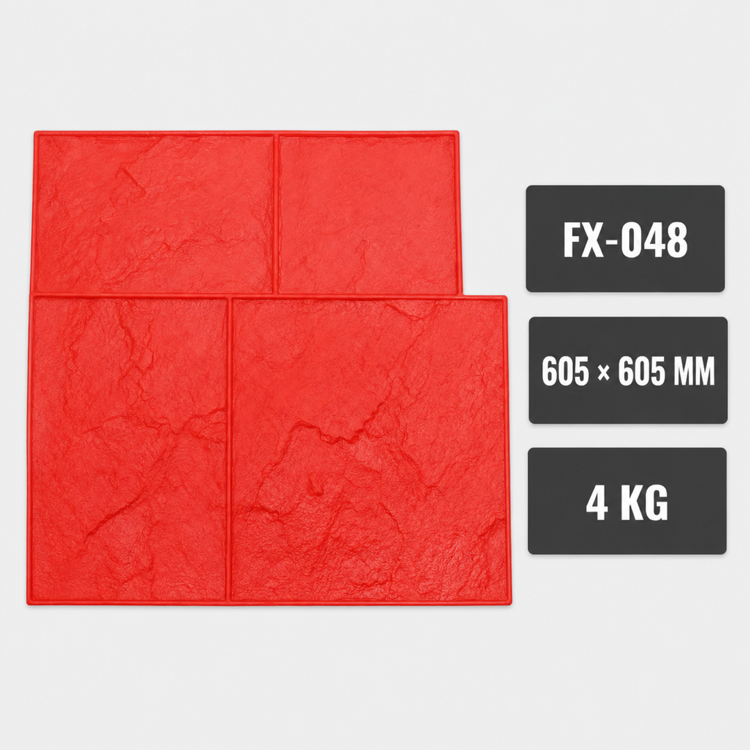 Matriță cu model de dale de piatră FX-048 – specificații