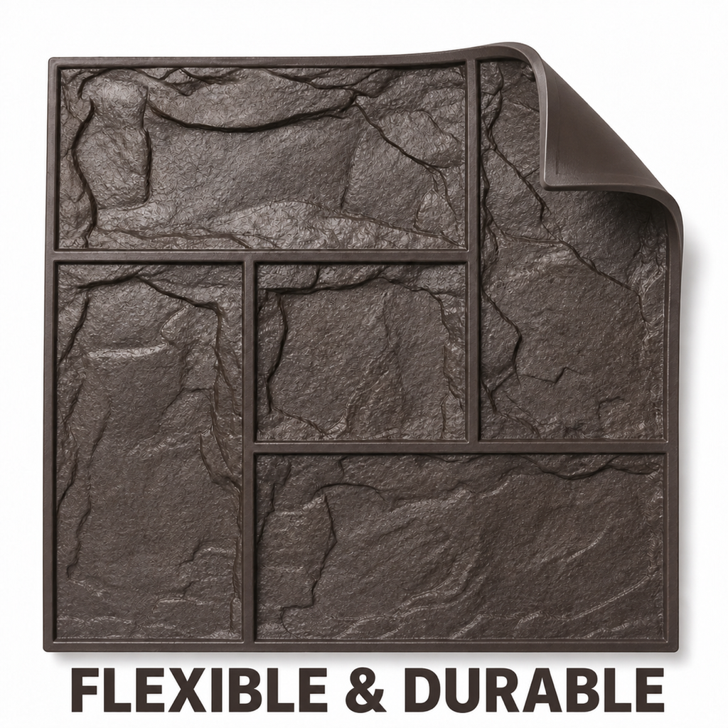 FX-050 Panel Konkrit Jubin Batu Loh Modular - fleksibel tahan lama