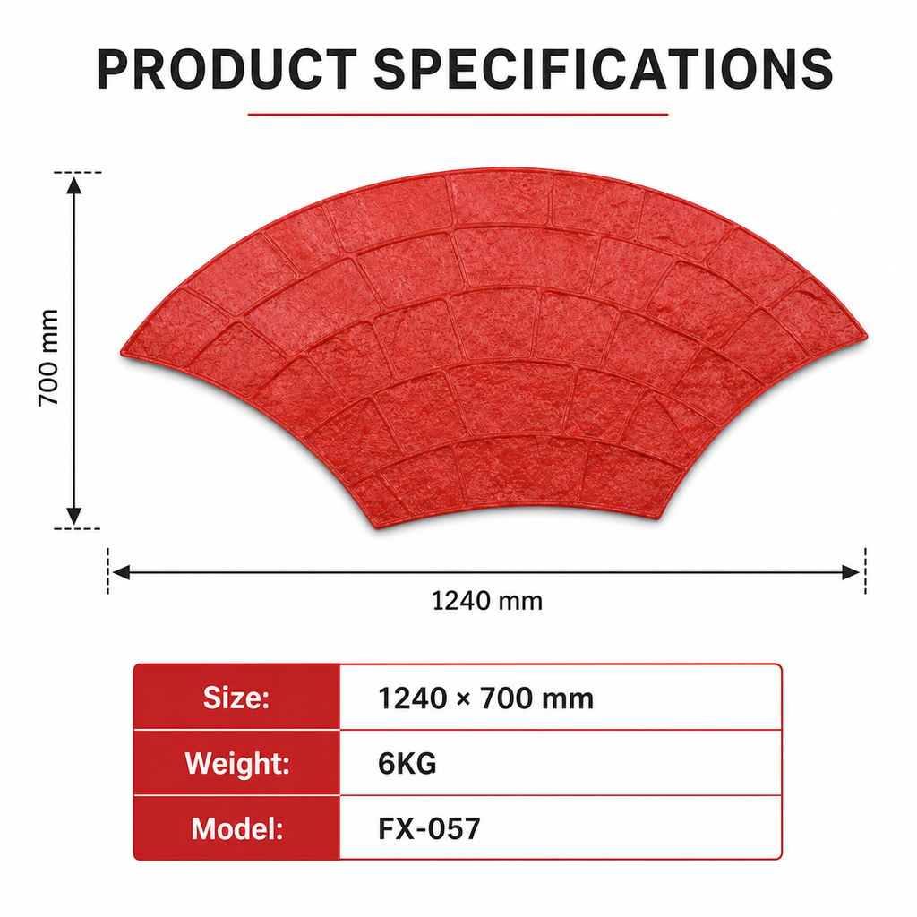 FX-057 Fan Slate Beton Kenar Kalıbı - teknik özellikler