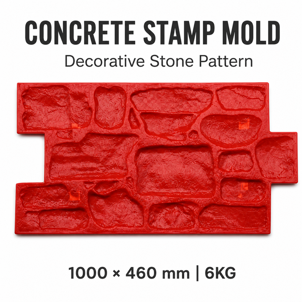 FX-062 Stacked Ledgestone Concrete Border Stamp - pangunahing larawan