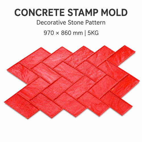 FX-069 Diagonal Herringbone Paver Stamp - main hero
