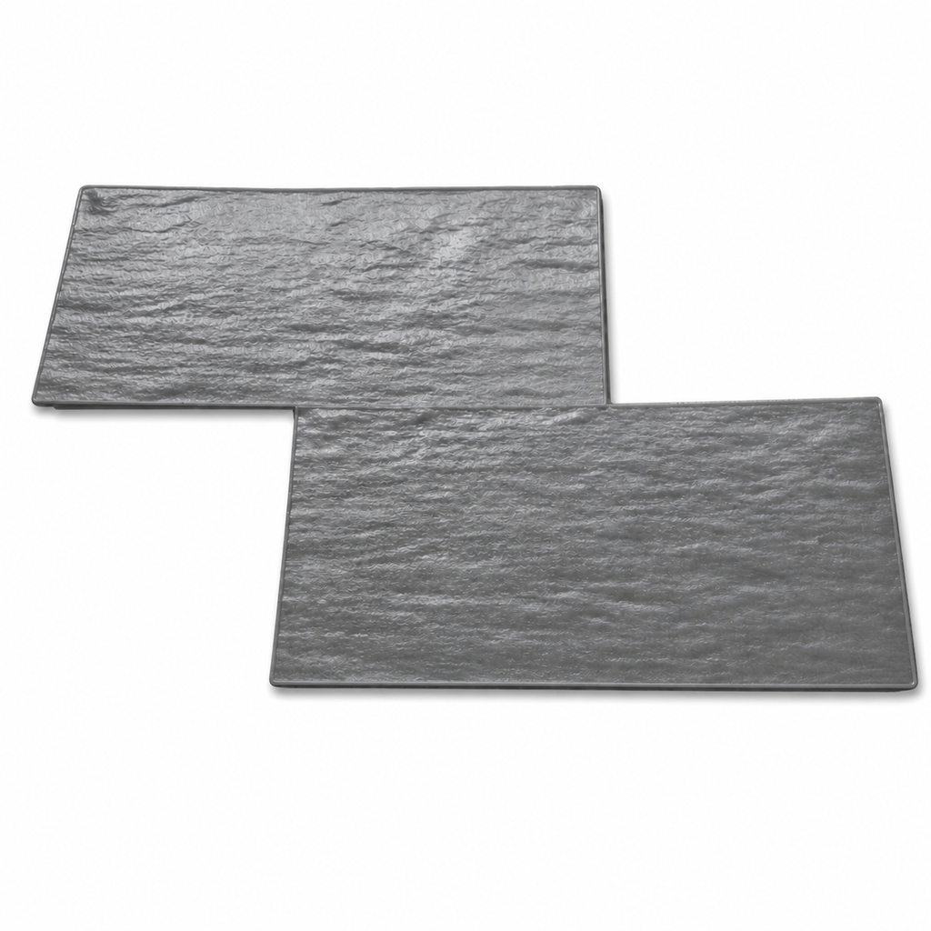 FX-075 Textured Sandstone Paver Stamp - natapos na resulta