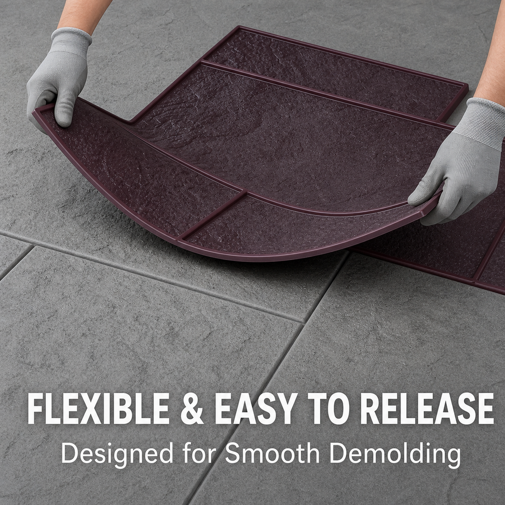 FX-087 Sello modular de pizarra de tres losas - desmoldeo flexible