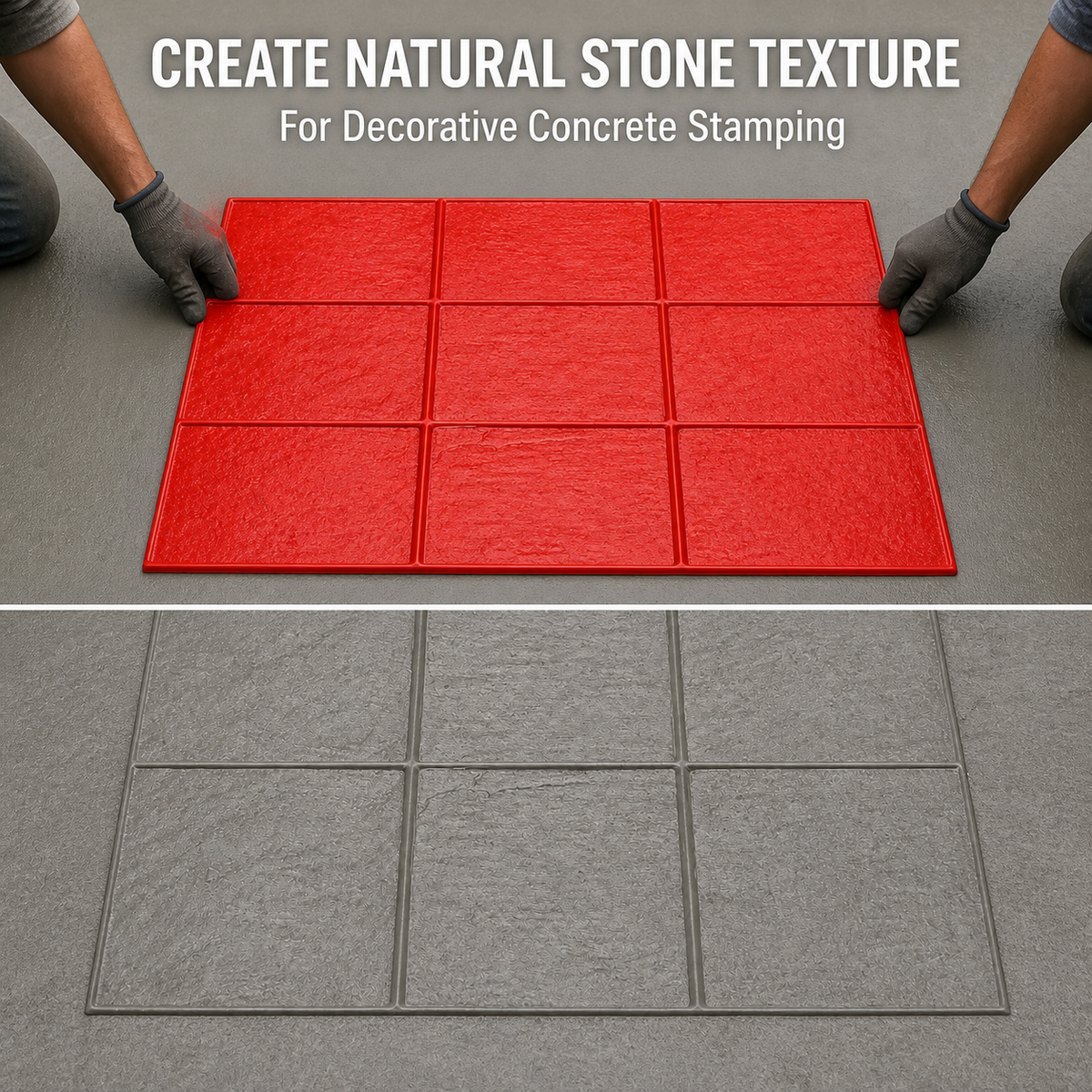 Panel Paver Konkrit Enam Blok FX-088 - aplikasi