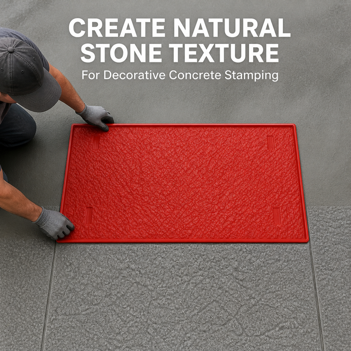FX-092 Fine Pebble Concrete Texture Skin - aplikasyon