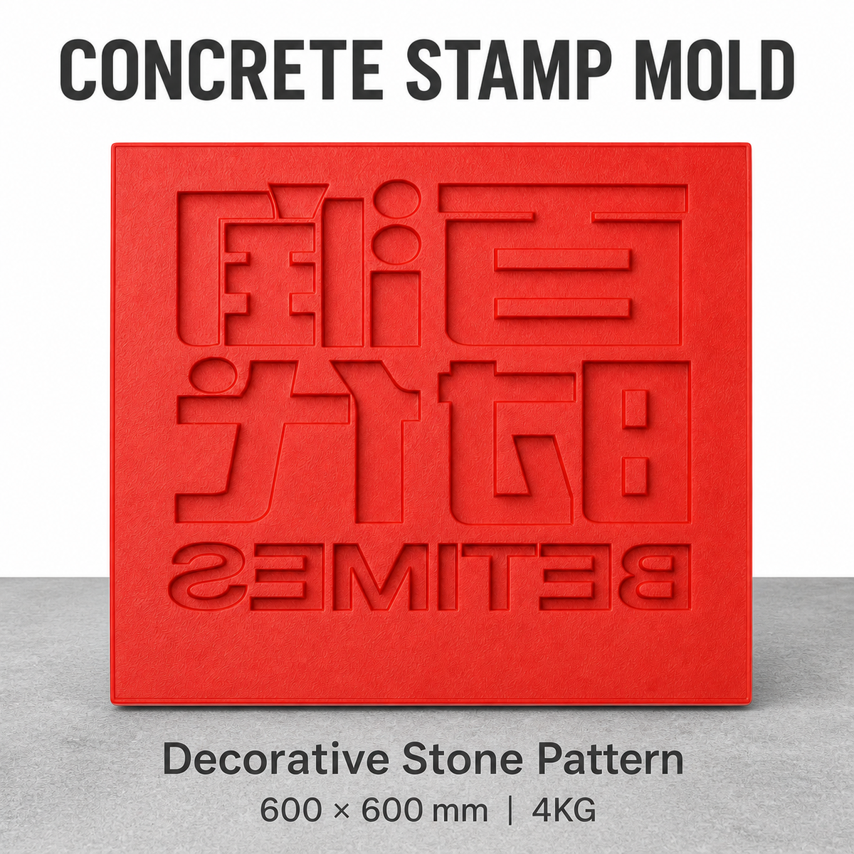 FX-099 Molde en relieve con carácter de buena fortuna - imagen principal