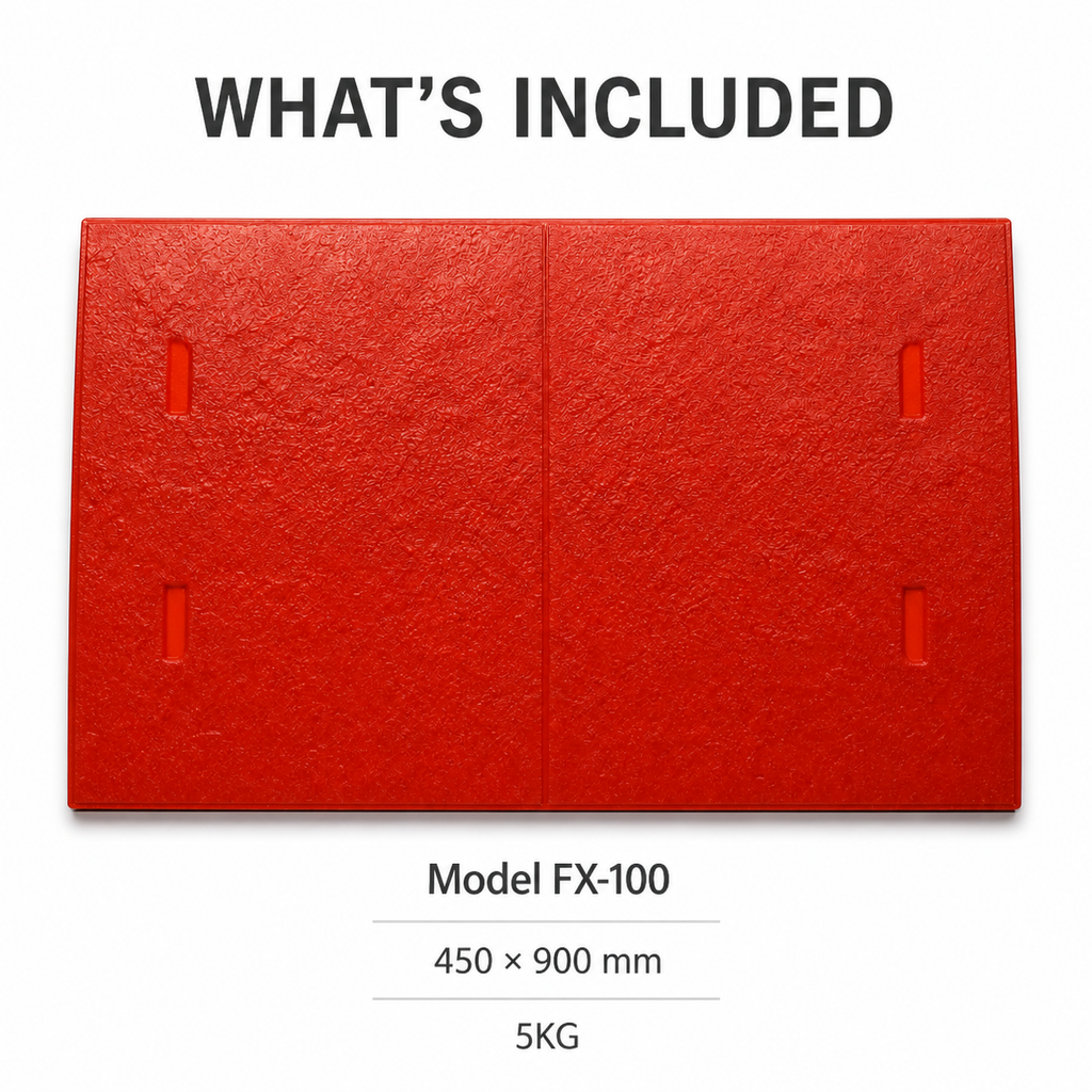 FX-100 대형 더블 패널 콘크리트 텍스처 스킨 - 구성품