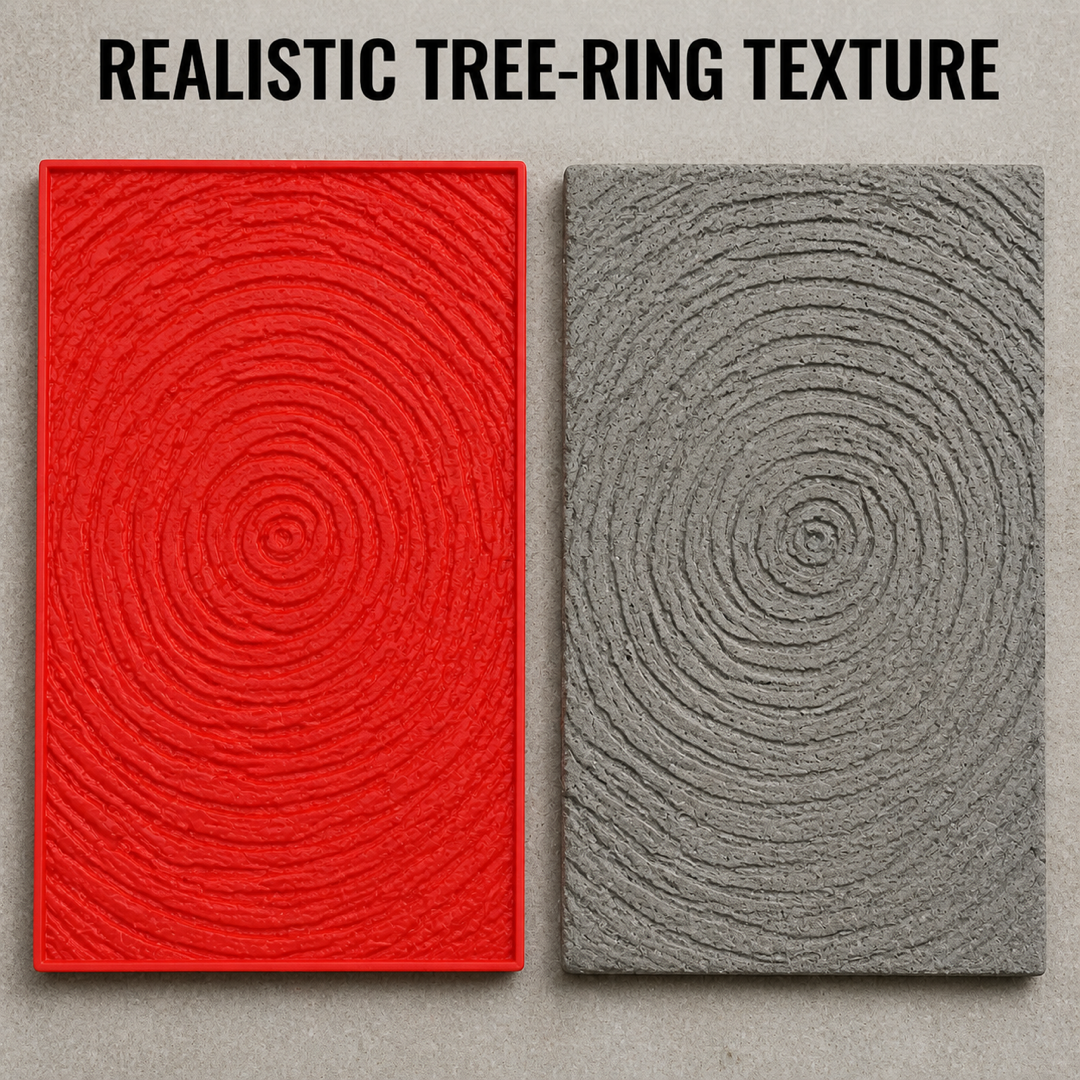 FX-101 Tree Ring Wood Grain Texture Skin - detalye ng texture