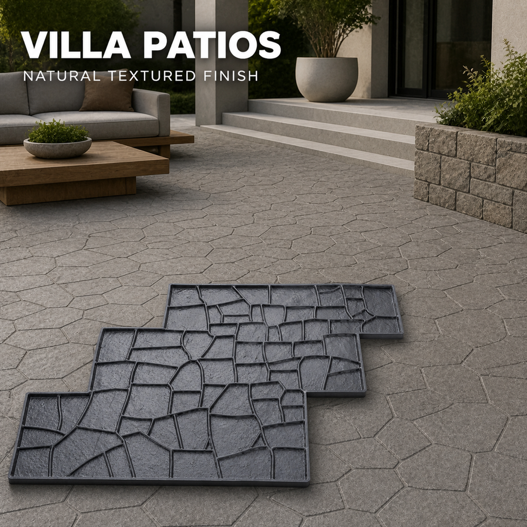 FX-103 Irregular Cobblestone Walkway Stamp - patio ng villa