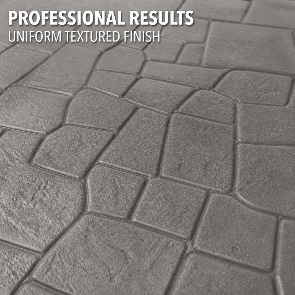 FX-103 Irregular Cobblestone Walkway Stamp - propesyonal na resulta
